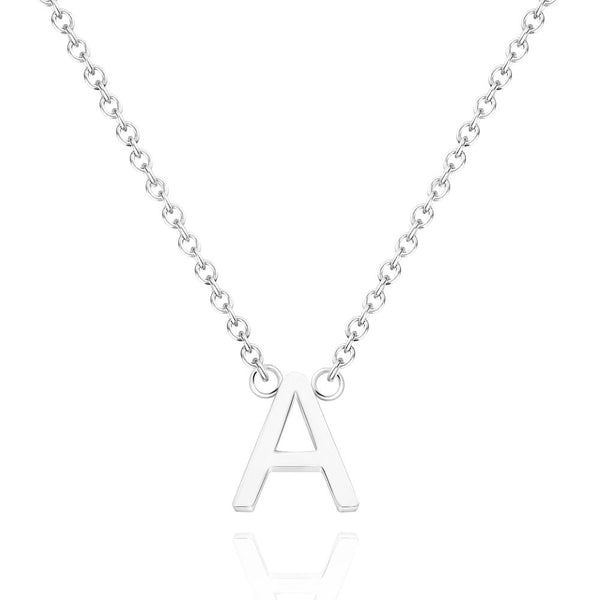 Cissyia.com Personalized Single Initial Cut-Out Name Necklace